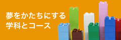 夢をかたちにする学科とコース